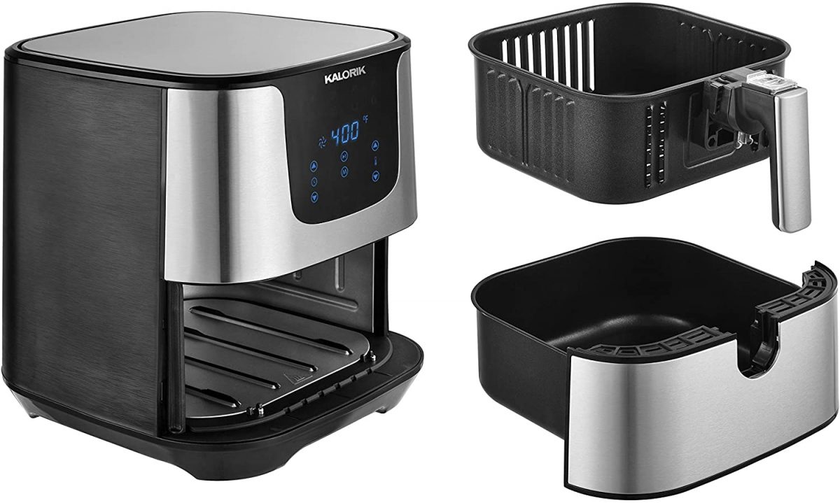 AirFryer digital acero Max 3,3 litros
